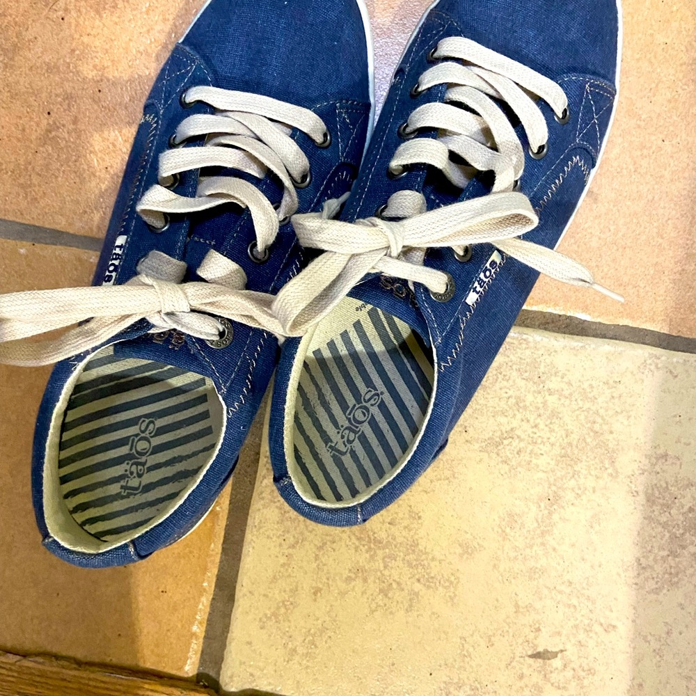 Taos suede tennis shoes.